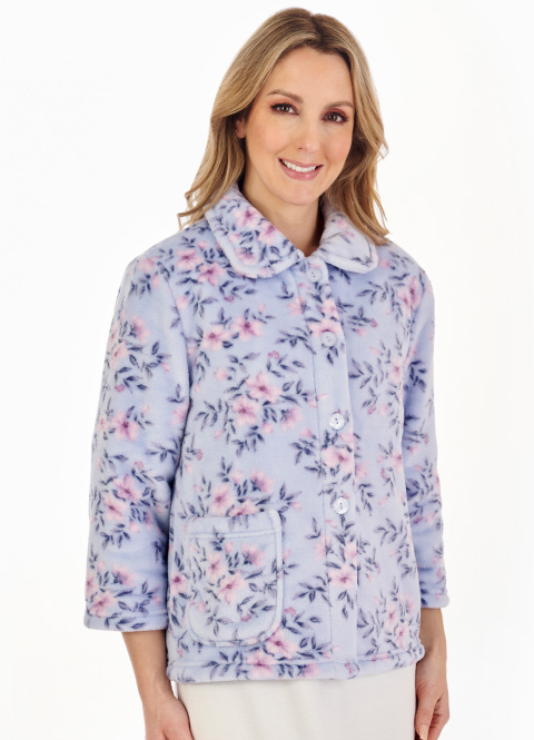 Slenderella Soft Pretty Floral Bed Jacket